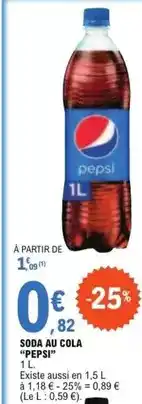 E.Leclerc Pepsi - soda au cola offre