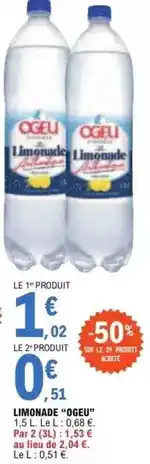 E.Leclerc Limonade offre