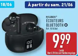 ALDI MAGINON Écouteurs bluetooth offre