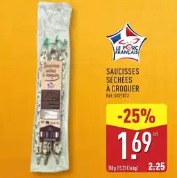 ALDI Saucisses séchées à croquer offre