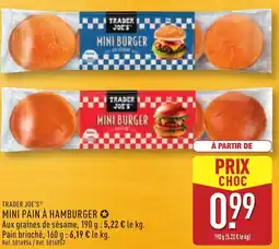 ALDI TRADER JOE'S Mini pain à hamburger offre