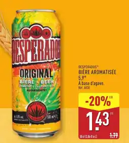 ALDI DESPERADOS Bière aromatisée 5,9° offre