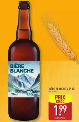 ALDI Bière blanche 4,5° offre