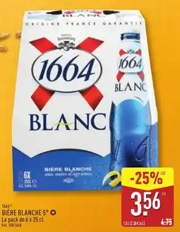ALDI 1664 Bière blanche 5° offre