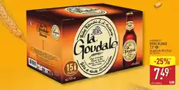 ALDI LA GOUDALE Bière blonde 7,2° offre