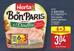 ALDI HERTA Le bon paris à l'étouffée offre