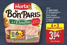 ALDI HERTA Le bon paris à l'étouffée offre