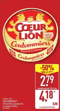 ALDI CŒUR DE LION Coulommiers offre