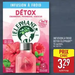 ALDI ÉLÉPHANT Infusion à froid détox offre
