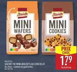ALDI BISCOTTO Sachet de mini biscuits au chocolat offre
