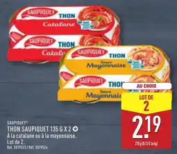 ALDI SAUPIQUET Thon saupiquet 135 gx 2 offre