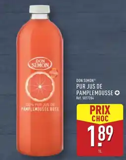 ALDI DON SIMON Pur jus de pamplemousse offre