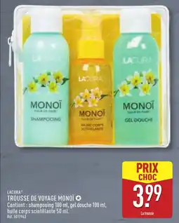 ALDI LACURA Trousse de voyage monoï offre