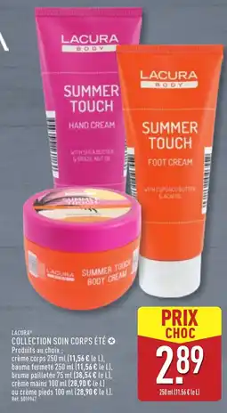 ALDI LACURA Collection soin corps été offre