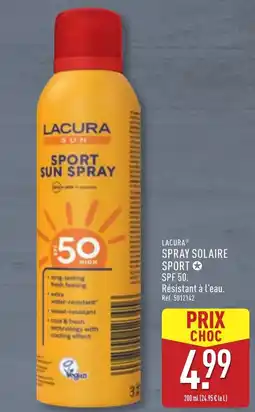 ALDI LACURA Spray solaire sport offre