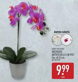 ALDI HOME CREATION Orchidée artificielle en pot offre