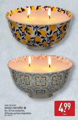 ALDI HOME CREATION Bougie parfumée offre