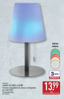 ALDI CASALUX Lampe de table led offre