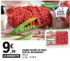 E.Leclerc Viande hachée de boeuf spécial bolognaise offre