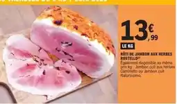 E.Leclerc Rôti de jambon aux herbes offre