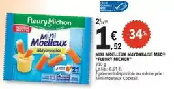E.Leclerc Fleury michon - mini moelleux mayonnaise msc offre