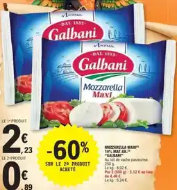 E.Leclerc Galbani - mozzarella maxi offre