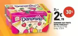 E.Leclerc Danone - danonino aux fruits offre