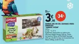 E.Leclerc Gambas arc-rc-ciel sauvagbes crues surgelées offre