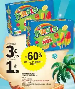 E.Leclerc Pirulo - bâtonnets glacés offre