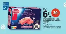 E.Leclerc Findus - filets de saumon rose du pacifique msc surgelés offre