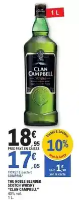 Scotch - tirol blended clan campbell