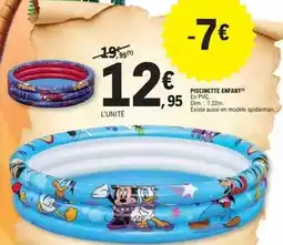 E.Leclerc Dim - piscinette enfant offre