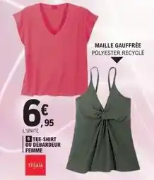 E.Leclerc Maille - tee-shirt ou débardeur femme offre