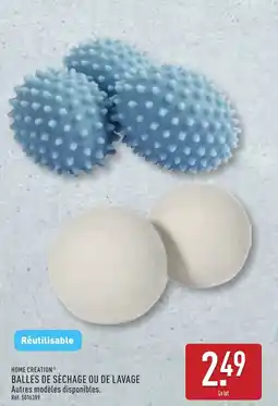 ALDI HOME CREATION Balles de sèchage ou de lavage offre