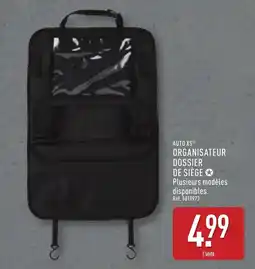ALDI AUTO XS Organisateur dossier de siège offre