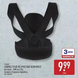 ALDI CRANE Correcteur de posture renforcé offre