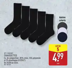 ALDI UP 2 FASHION Chaussettes offre