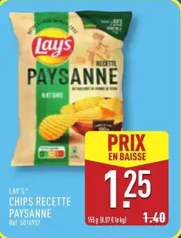 ALDI LAY'S Chips recette paysanne offre