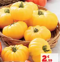 Hyper U Tomate cottelée jaune offre