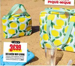 L'incroyable Sac glacière motif citrons offre