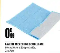 L'incroyable Lavette microfibre double face offre