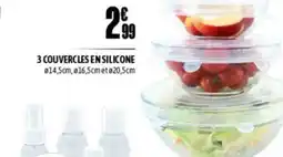3 couvercles en silicone