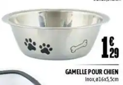 L'incroyable Gamelle pour chien inox, 16x5,5cm offre