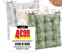L'incroyable Dessus de chaise offre