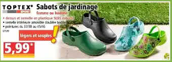 Norma Sabots de jardinage offre