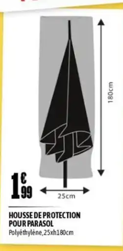 L'incroyable Housse de protection pour parasol offre