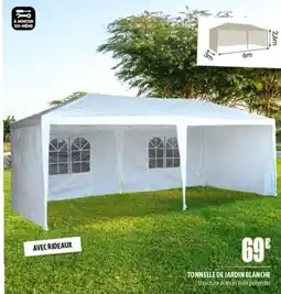 L'incroyable Tonnelle de jardin blanche offre