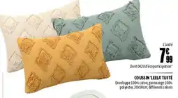 L'incroyable Coussin 'leela' tufté offre
