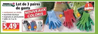 Norma Lot de 3 paires de gants offre