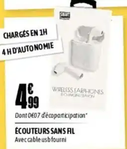 L'incroyable Écouteurs sans fil offre